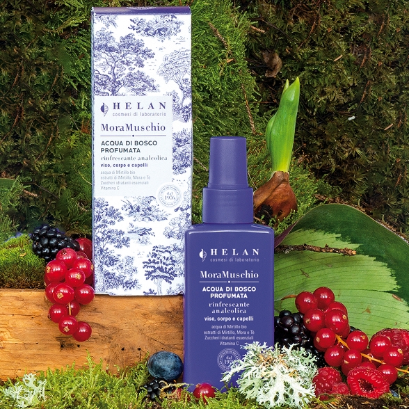 Mora Muschio Acqua di Bosco Profumata Spray Helan