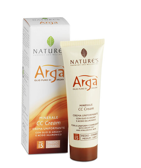 Argà CC Cream Viso Uniformante Medio-Scura Nature's