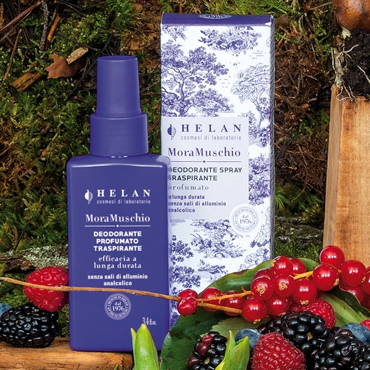 Mora Muschio Deodorante Spray Analcolico Helan