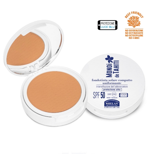 Fondotinta Solare Tiki Compatto Uniformante Spf50 Helan