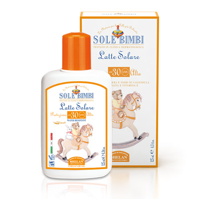 Latte Solare SPF30 Bimbi Helan