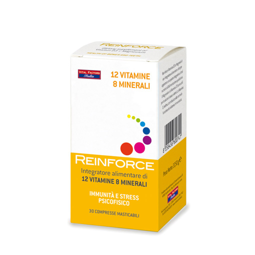 Reinforce 12 vitamine e 8 minerali Vital factors Italia